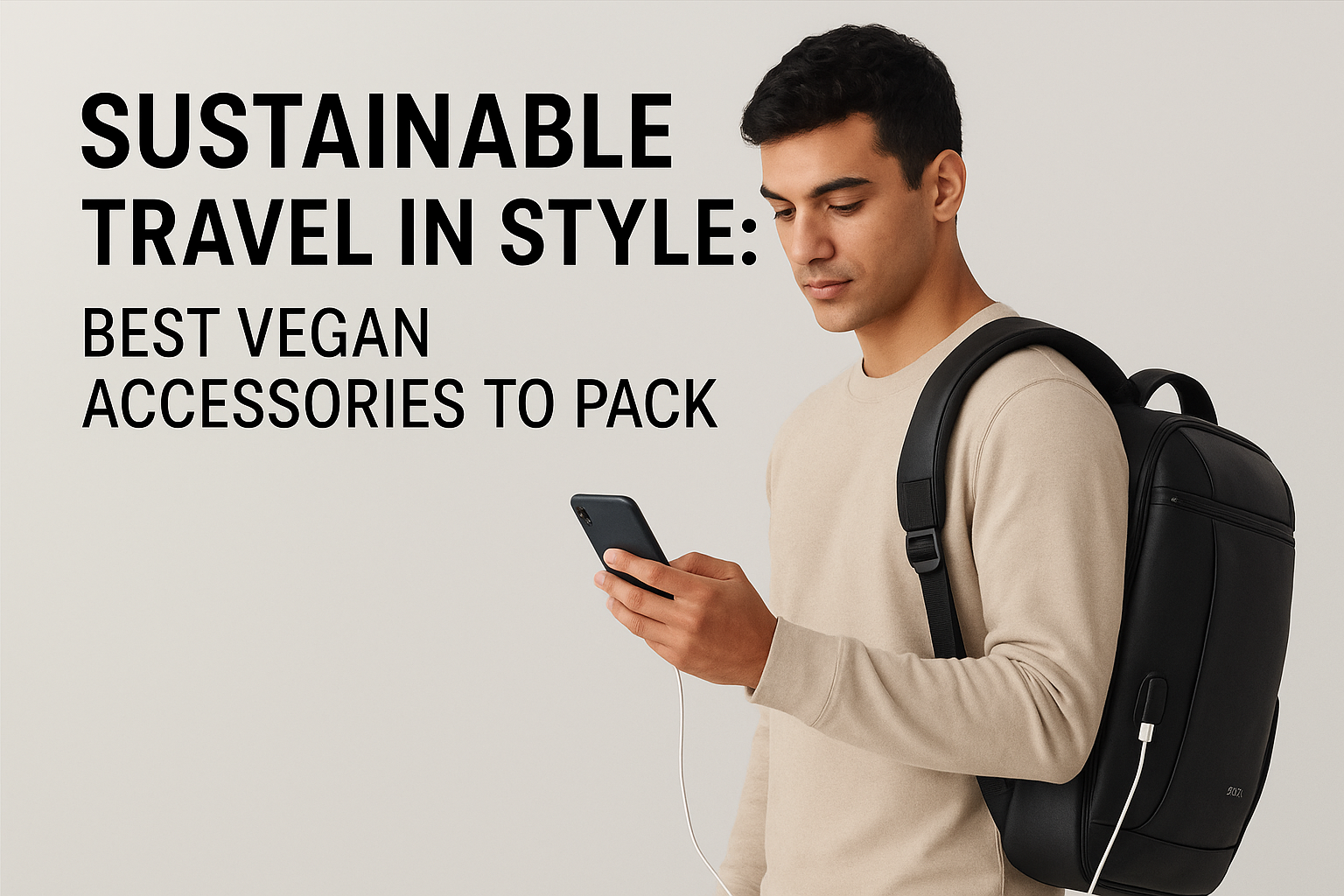 Sustainable Travel in Style: Best Vegan Accessories to Pack