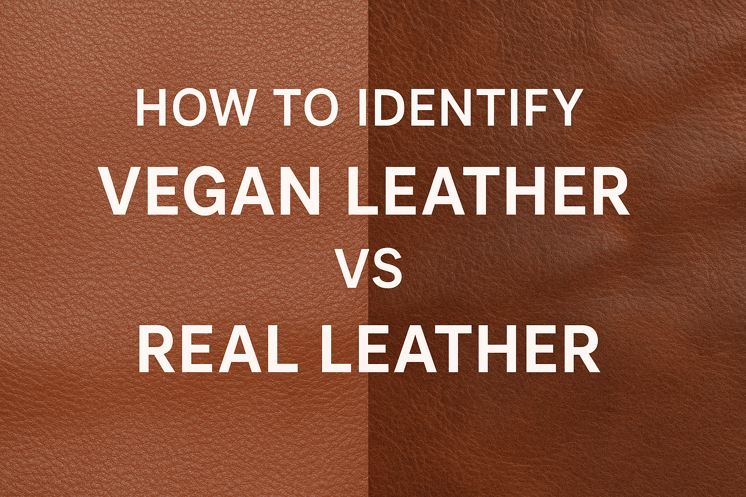 How to Identify Vegan Leather vs Real Leather