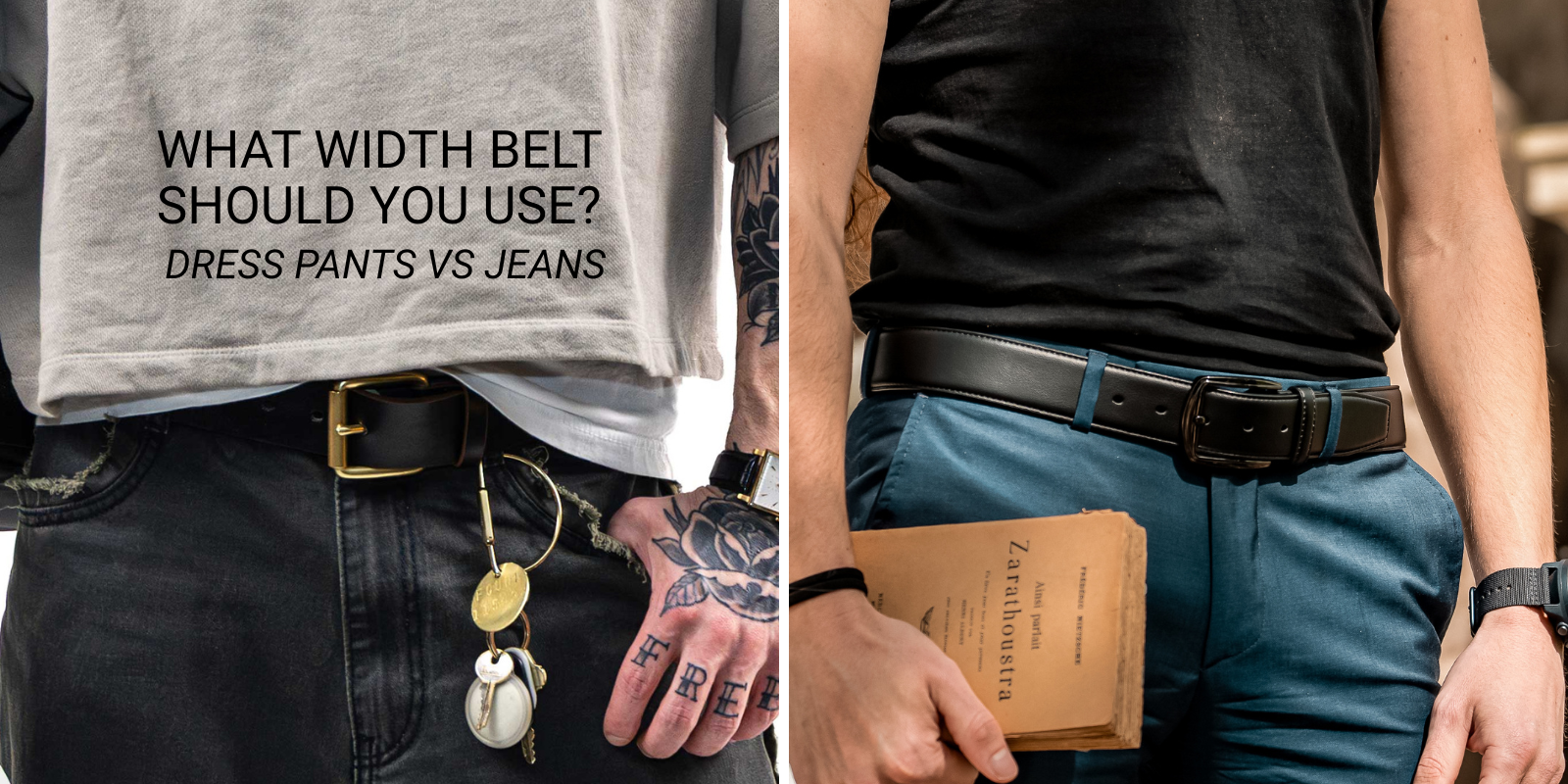 What Width Belt Should You Use: Dress Pants vs Jeans?