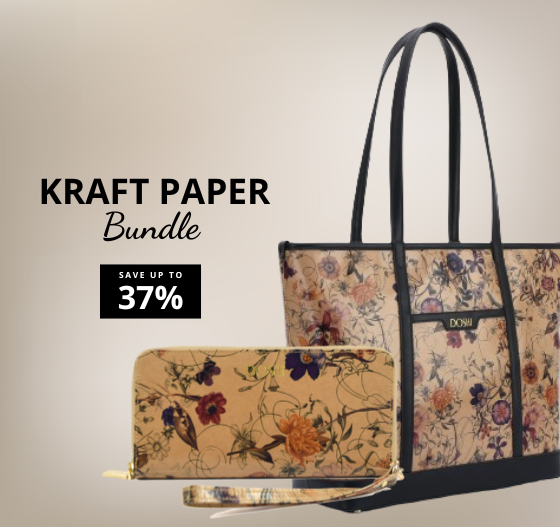 Kraft Paper Tote &amp; Wallet Bundle