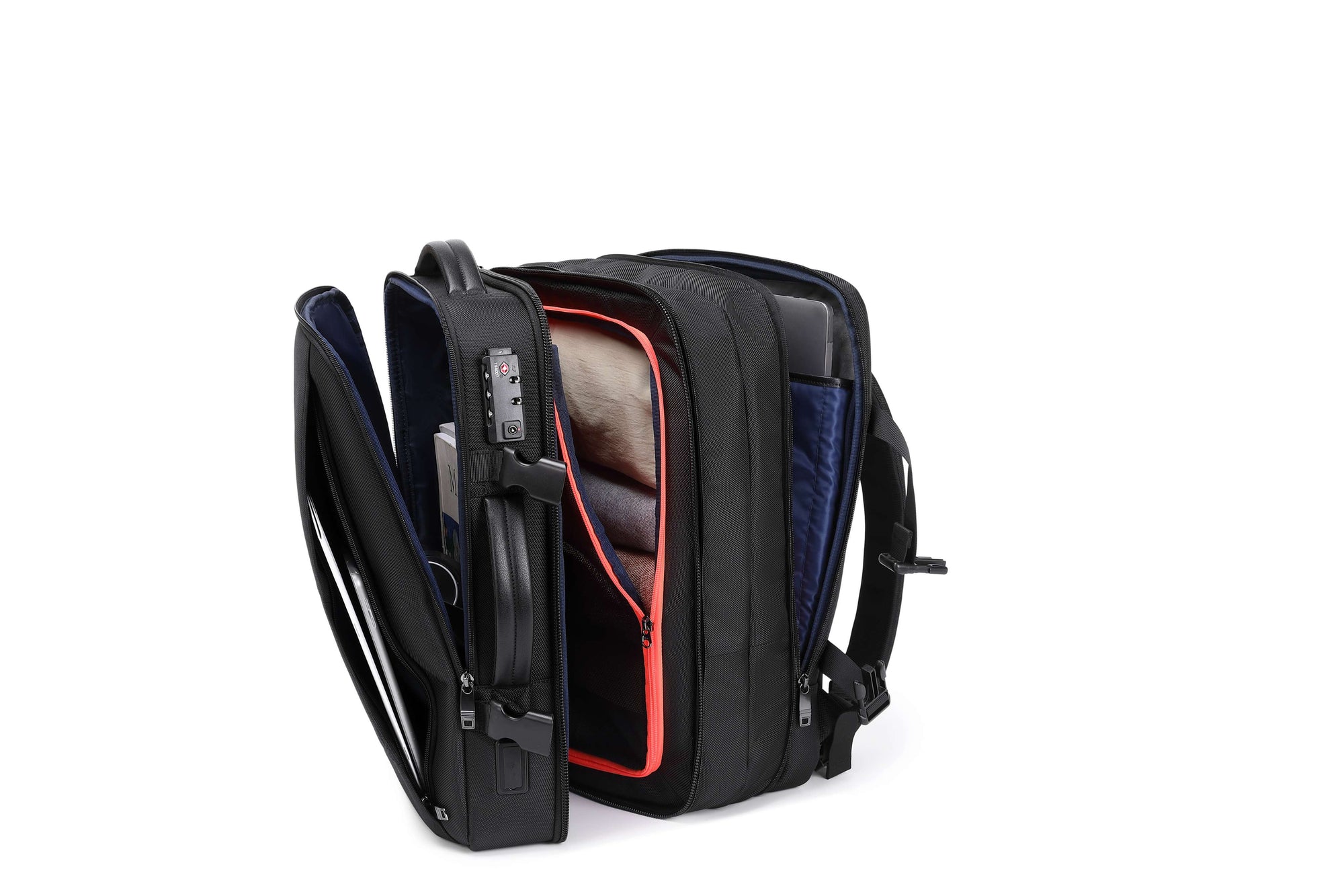 Pro Travel Vegan Backpack 401 - Expandable & Lock
