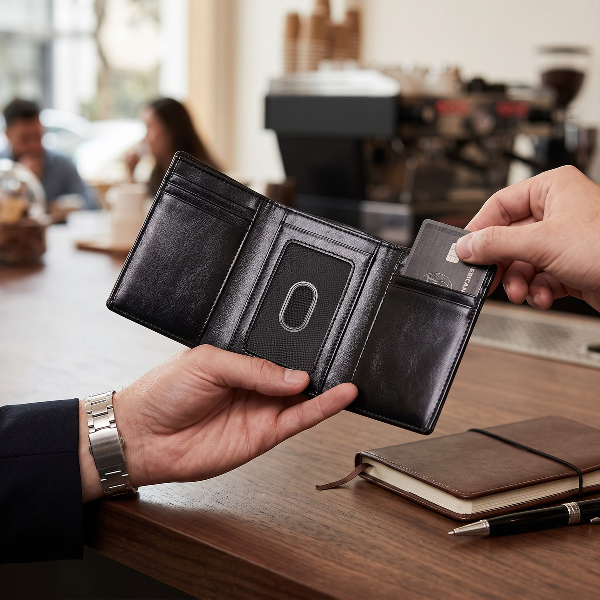 Trifold Vegan Wallet
