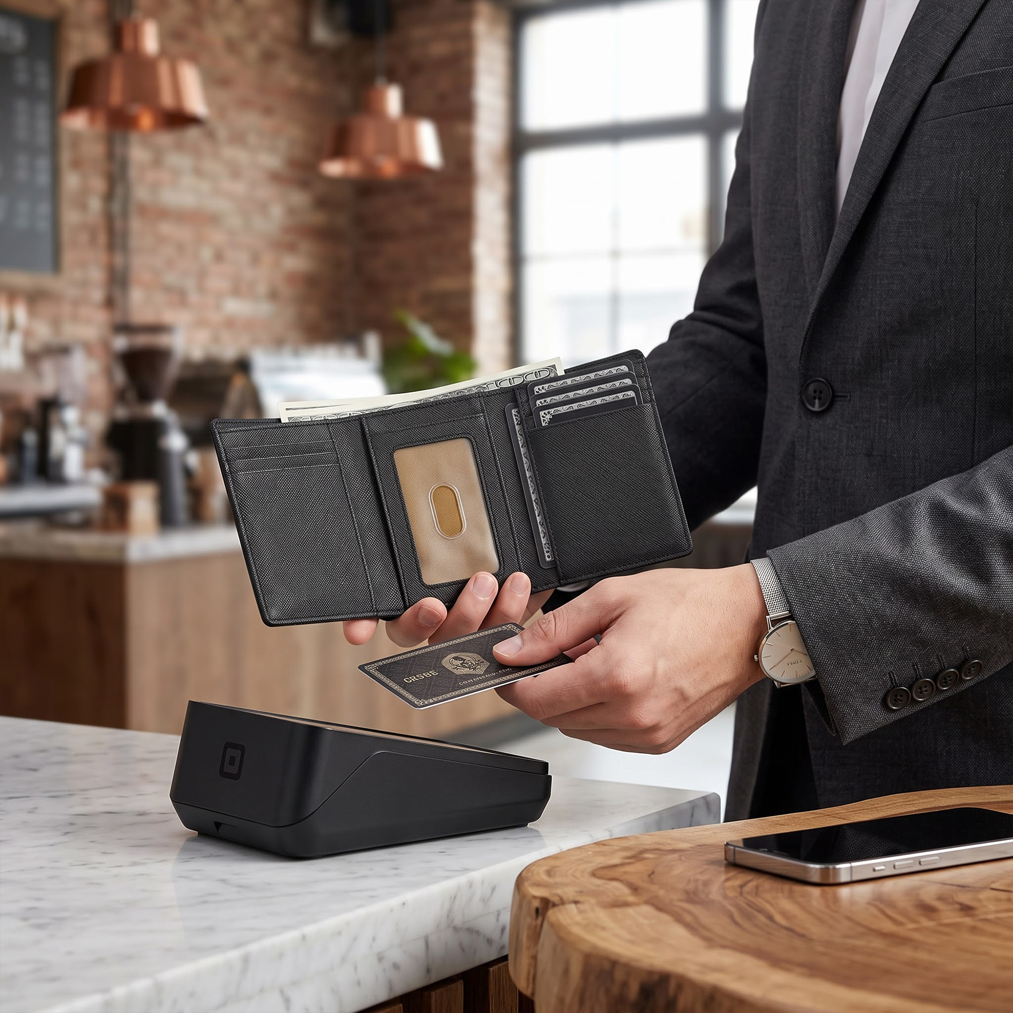 Trifold Vegan Wallet