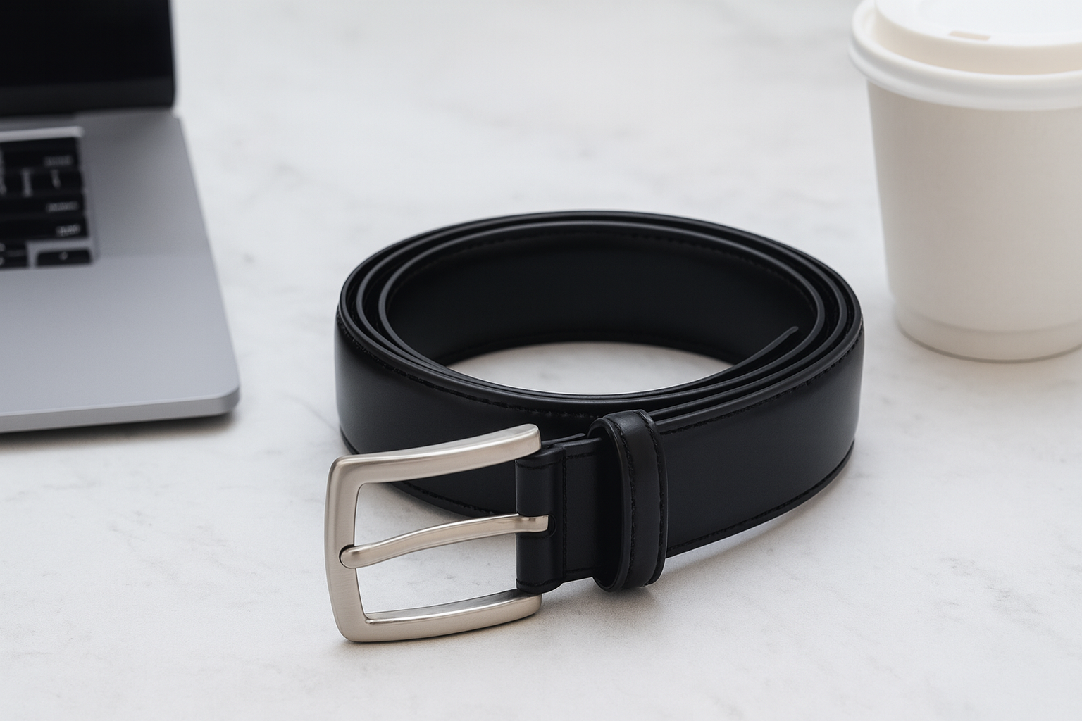 Doshi Men's Vegan Dress Belts | Formal & Professional Belts Doshi Men's Vegan Dress Belts | Formal & Professional Belts
