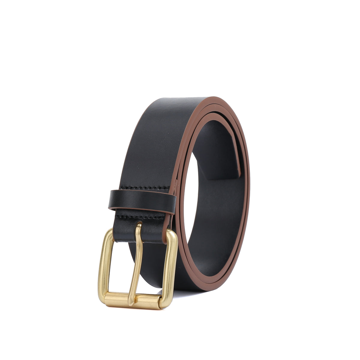 PRE-SALE - Casual belt w/ Brass Roller buckle