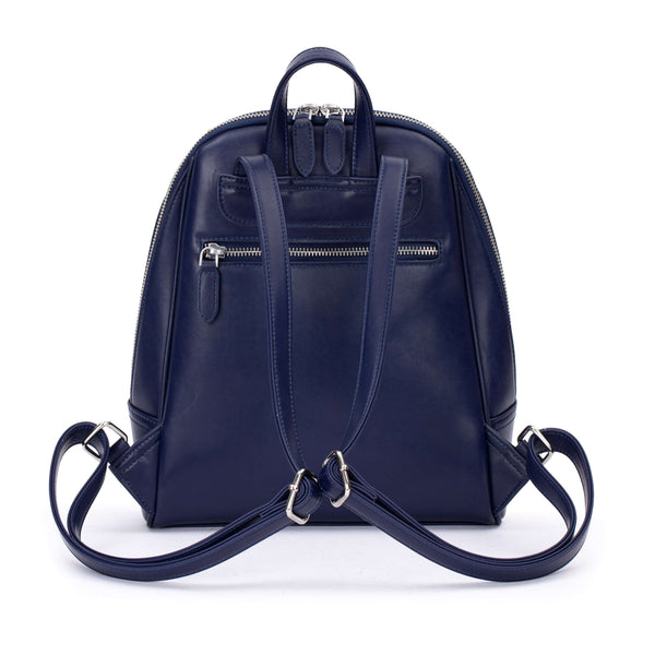 Buy Sakrit Collection Leather Backpack Purse Satchel School Bags Casual  Travel Daypacks for Girl | Blue Online at Best Prices in India - JioMart.