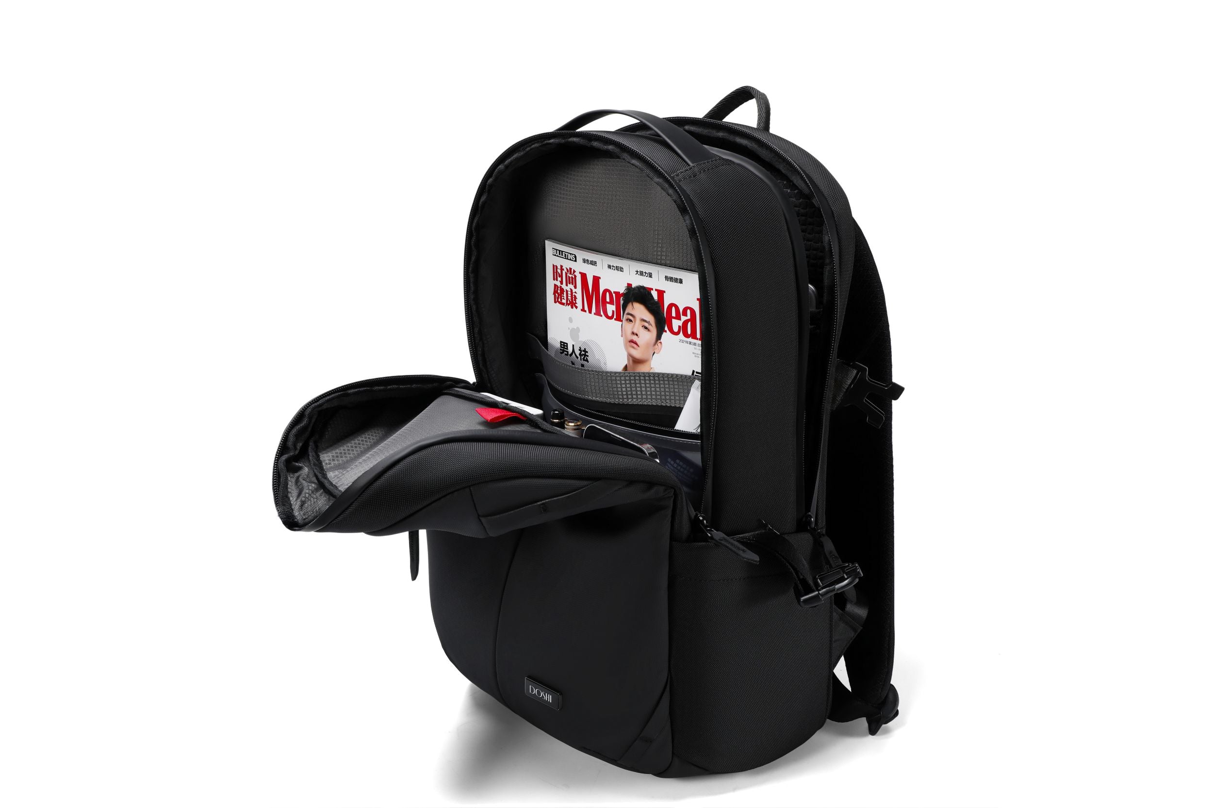 Professional Minimalist Vegan Backpack - Split Front | Doshi Shop