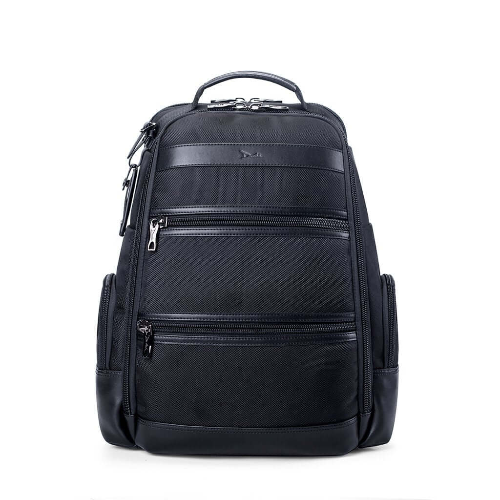 MUMBAI MED Vegan Backpack - Purity | Black leather backpack, Black backpack,  Vegan leather backpack