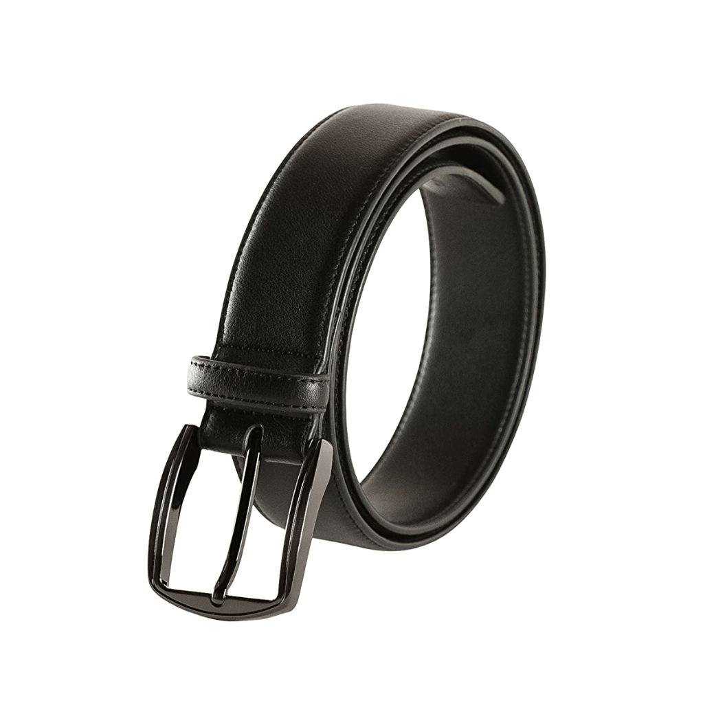 Polished Gunmetal Vegan Belt Size 30 only
