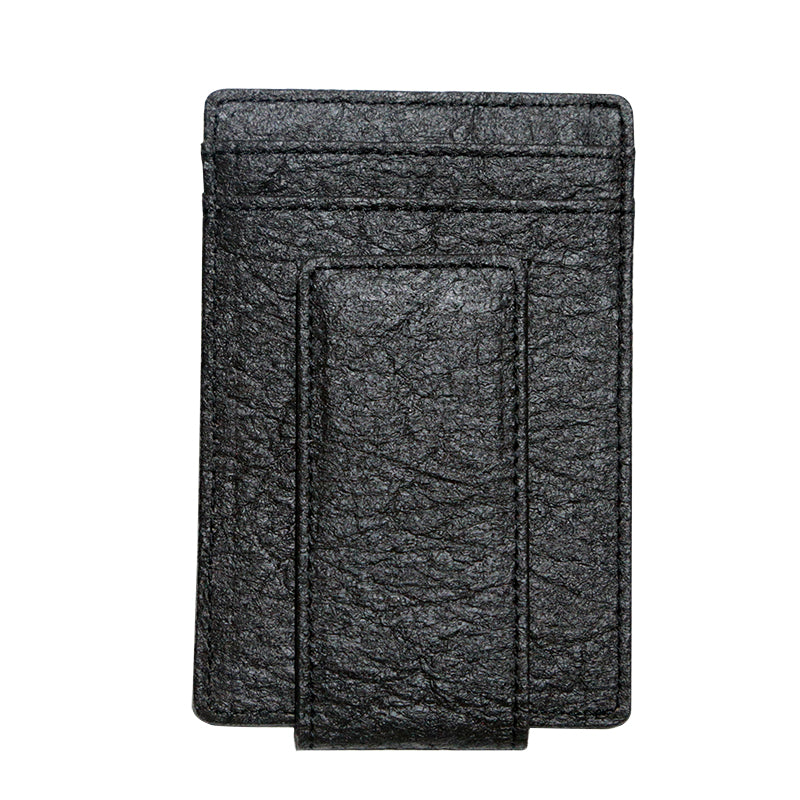 Piñatex Money Clip Card Holder - Vegan Card Holder | Doshi Shop