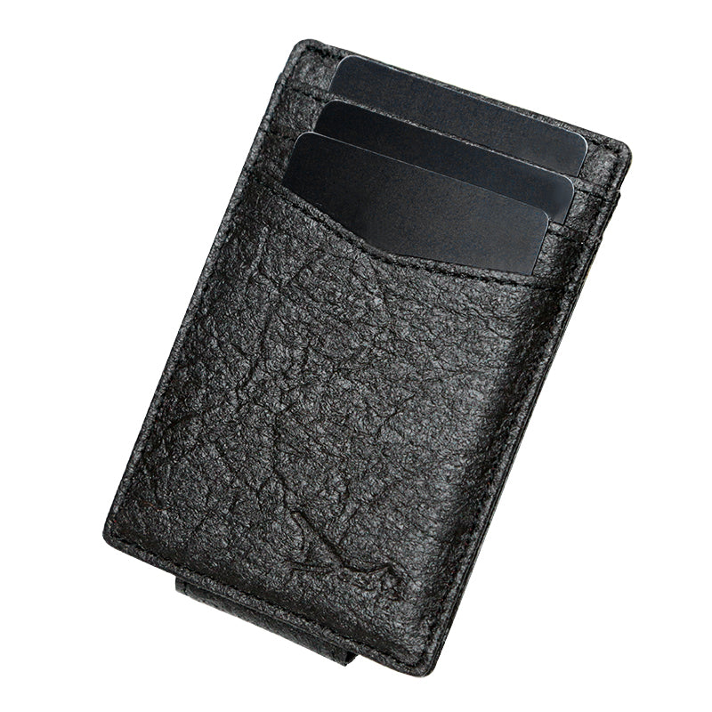 Piñatex Money Clip Card Holder - Vegan Card Holder | Doshi Shop