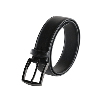 Metallic Black Square 2 Vegan Belt (Sizes Black: 30, 34, 36, 40. Brown 34, 36 only)