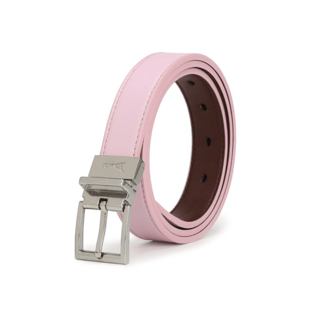 Square Reversible Belt Pink/Brown / 31