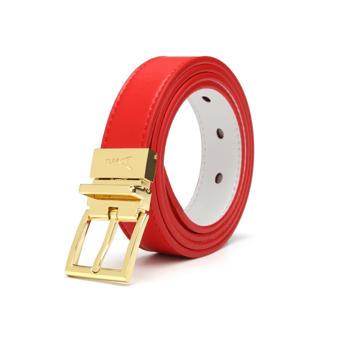 Square Reversible Vegan Belt with Dual Colors Doshi Shop